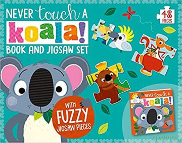 Never Touch a Koala Book and Touch and Feel Jigsaw Boxset - Rosie Greening [KSIĄŻKA]