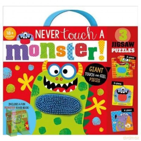 Never Touch A Monster Jigsaw Puzzle (Touch and Feel) - Rosie Greening [KSIĄŻKA]