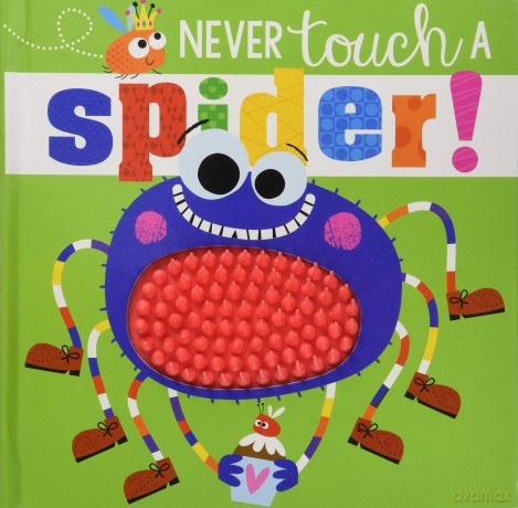 Never Touch A Spider! (Touch and Feel Board Book) (Never Touch Series) - Rosie Greening [KSIĄŻKA]