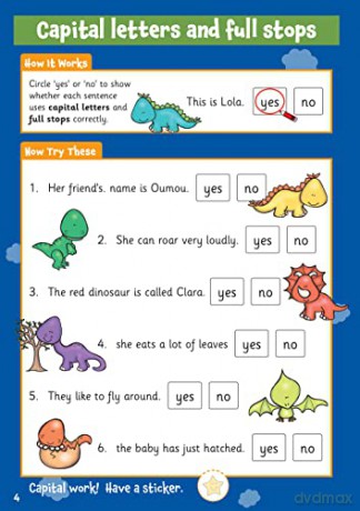 New 10 Minutes a Day English for Ages 5-7 (with reward stickers) (CGP KS1 Activity Books and Cards) - CGP Books [KSIĄŻKA]