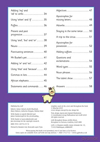 New 10 Minutes a Day English for Ages 5-7 (with reward stickers) (CGP KS1 Activity Books and Cards) - CGP Books [KSIĄŻKA]