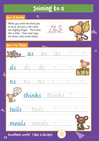 New 10 Minutes a Day Handwriting for Ages 5-7 (with reward stickers) (CGP KS1 Activity Books and Cards) - CGP Books [KSIĄŻKA]