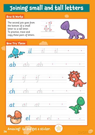 New 10 Minutes a Day Handwriting for Ages 5-7 (with reward stickers) (CGP KS1 Activity Books and Cards) - CGP Books [KSIĄŻKA]