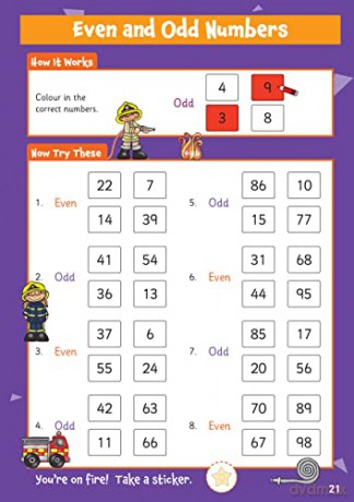 New 10 Minutes a Day Maths for Ages 5-7 (with reward stickers) (CGP KS1 Activity Books and Cards) - CGP Books [KSIĄŻKA]
