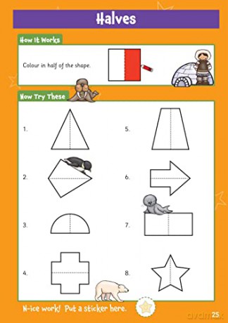 New 10 Minutes a Day Maths for Ages 5-7 (with reward stickers) (CGP KS1 Activity Books and Cards) - CGP Books [KSIĄŻKA]
