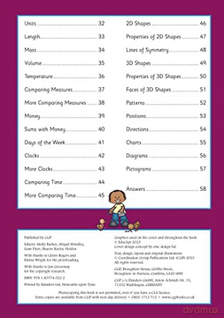 New 10 Minutes a Day Maths for Ages 5-7 (with reward stickers) (CGP KS1 Activity Books and Cards) - CGP Books [KSIĄŻKA]