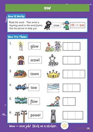 New 10 Minutes a Day Phonics for Ages 5-7 (with reward stickers) (CGP KS1 Activity Books and Cards) - CGP Books [KSIĄŻKA]