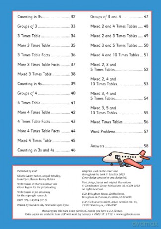 New 10 Minutes a Day Times Tables for Ages 5-7 (with reward stickers) (CGP KS1 Activity Books and Cards) - CGP Books [KSIĄŻKA]