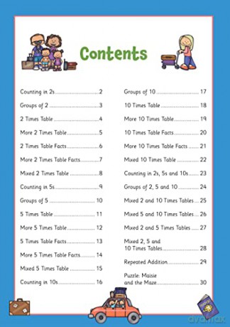 New 10 Minutes a Day Times Tables for Ages 5-7 (with reward stickers) (CGP KS1 Activity Books and Cards) - CGP Books [KSIĄŻKA]