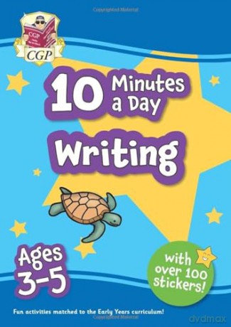 New 10 Minutes a Day Writing for Ages 3-5 (with reward stickers) (CGP Reception Activity Books and Cards) - CGP Books [KSIĄŻKA]