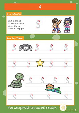 New 10 Minutes a Day Writing for Ages 3-5 (with reward stickers) (CGP Reception Activity Books and Cards) - CGP Books [KSIĄŻKA]