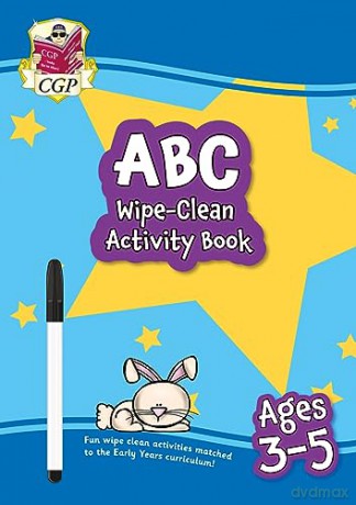 New ABC Wipe-Clean Activity Book for Ages 3-5 (with pen): perfect for learning the alphabet (CGP Reception Activity Books and Cards) - CGP Books [KSIĄŻKA]