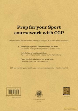 New BTEC Tech Award in Sport: Course Booklets Pack (with Online Edition) (CGP BTEC Tech Awards) - Louise Bates [KSIĄŻKA]