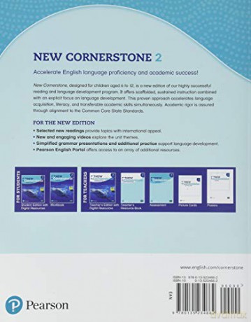New Cornerstone - (AE) - 1st Edition (2019) - Workbook - Level 2 - Pearson [KSIĄŻKA]