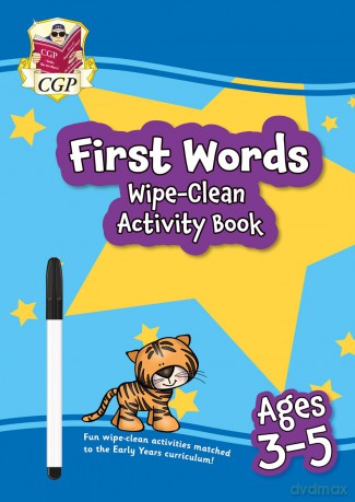 New First Words Wipe-Clean Activity Book for Ages 3-5 (with pen) (CGP Reception Activity Books and Cards) - CGP Books [KSIĄŻKA]