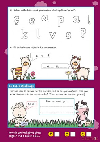 New French Activity Book for Ages 5-7 (with Online Audio) (CGP KS1 Activity Books and Cards) - CGP Books [KSIĄŻKA]