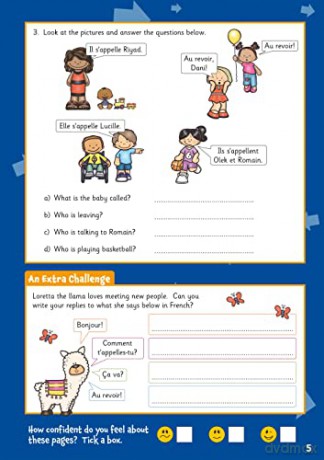 New French Activity Book for Ages 7-9 (with Online Audio) (CGP KS2 Activity Books and Cards) - CGP Books [KSIĄŻKA]