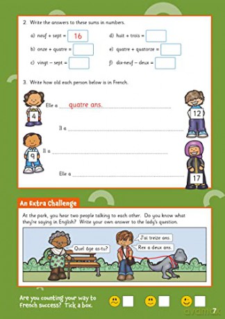 New French Activity Book for Ages 7-9 (with Online Audio) (CGP KS2 Activity Books and Cards) - CGP Books [KSIĄŻKA]
