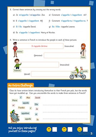 New French Activity Book for Ages 9-11 (with Online Audio) (CGP KS2 Activity Books and Cards) - CGP Books [KSIĄŻKA]