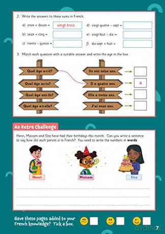 New French Activity Book for Ages 9-11 (with Online Audio) (CGP KS2 Activity Books and Cards) - CGP Books [KSIĄŻKA]
