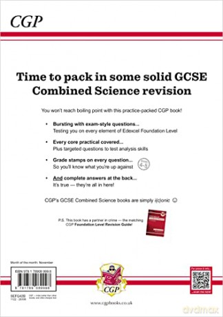 New GCSE Combined Science Edexcel Exam Practice Workbook - Foundation (includes answers): for the 2024 and 2025 exams (CGP Edexcel GCSE Combined Science) - CGP Books [KSIĄŻKA]