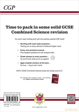 New GCSE Combined Science Edexcel Exam Practice Workbook - Higher (includes answers): for the 2024 and 2025 exams (CGP Edexcel GCSE Combined Science) - CGP Books [KSIĄŻKA]