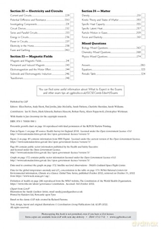 New GCSE Combined Science Edexcel Exam Practice Workbook - Higher (includes answers): for the 2024 and 2025 exams (CGP Edexcel GCSE Combined Science) - CGP Books [KSIĄŻKA]