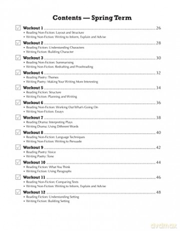 New KS3 Year 7 English 10-Minute Weekly Workouts (CGP KS3 10-Minute Tests) - CGP Books [KSIĄŻKA]