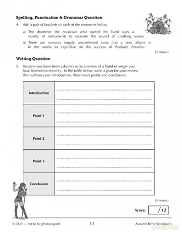 New KS3 Year 7 English 10-Minute Weekly Workouts (CGP KS3 10-Minute Tests) - CGP Books [KSIĄŻKA]
