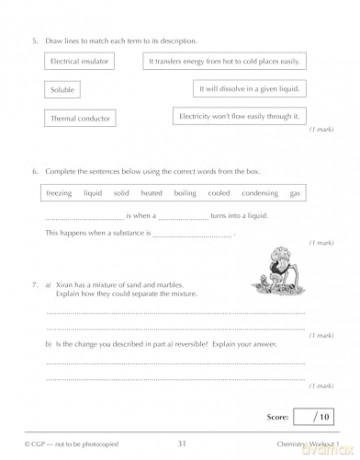 New KS3 Year 7 Science 10-Minute Weekly Workouts (includes answers) - CGP Books [KSIĄŻKA]