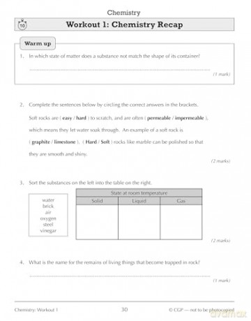 New KS3 Year 7 Science 10-Minute Weekly Workouts (includes answers) - CGP Books [KSIĄŻKA]