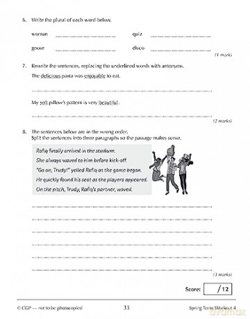 New KS3 Year 7 Spelling, Punctuation and Grammar 10-Minute Weekly Workouts (CGP KS3 10-Minute Tests) - CGP Books [KSIĄŻKA]