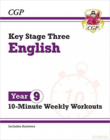 New KS3 Year 9 English 10-Minute Weekly Workouts (CGP KS3 10-Minute Tests) - CGP Books [KSIĄŻKA]