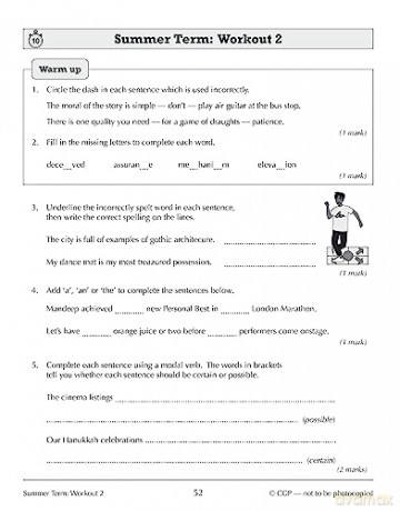 New KS3 Year 9 Spelling, Punctuation and Grammar 10-Minute Weekly Workouts (CGP KS3 10-Minute Tests) - CGP Books [KSIĄŻKA]