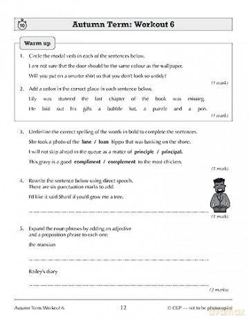 New KS3 Year 9 Spelling, Punctuation and Grammar 10-Minute Weekly Workouts (CGP KS3 10-Minute Tests) - CGP Books [KSIĄŻKA]