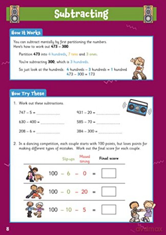 New Mental Maths Activity Book for Ages 7-8 (Year 3) (CGP KS2 Activity Books and Cards) - CGP Books [KSIĄŻKA]