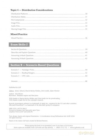 New OCR Cambridge National in Creative iMedia: Exam Practice Workbook (includes answers) (CGP Cambridge National) - Alex Brown [KSIĄŻKA]