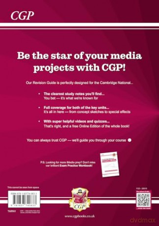 New OCR Cambridge National in Creative iMedia: Revision Guide inc Online Edition, Videos and Quizzes (CGP Cambridge National) - CGP Books [KSIĄŻKA]