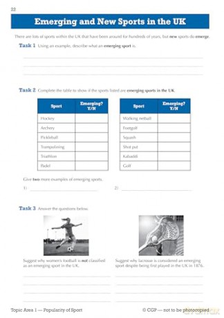 New OCR Cambridge National in Sport Studies: Course Booklets Pack (with Online Edition) (CGP Cambridge National) - CGP Books [KSIĄŻKA]