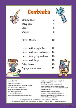 New Pen Control Wipe-Clean Activity Book for Ages 3-5 (with pen) (CGP Reception Activity Books and Cards) - CGP Books [KSIĄŻKA]