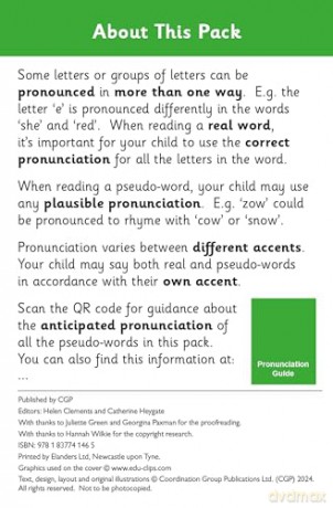 New Phonics Screening Check Flashcards - for the Year 1 test - CGP Books [KSIĄŻKA]