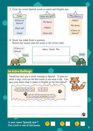 New Spanish Activity Book for Ages 5-7 (with Online Audio) (CGP KS1 Activity Books and Cards) - CGP Books [KSIĄŻKA]
