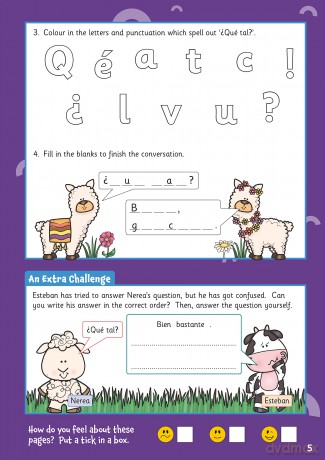 New Spanish Activity Book for Ages 5-7 (with Online Audio) (CGP KS1 Activity Books and Cards) - CGP Books [KSIĄŻKA]