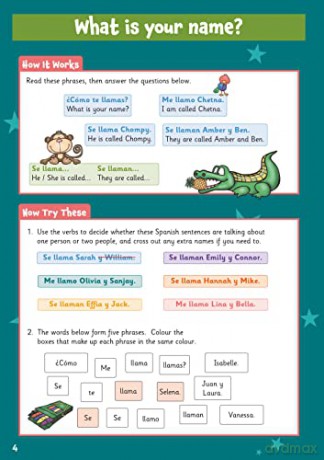 New Spanish Activity Book for Ages 7-9 (with Online Audio) (CGP KS2 Activity Books and Cards) - CGP Books [KSIĄŻKA]