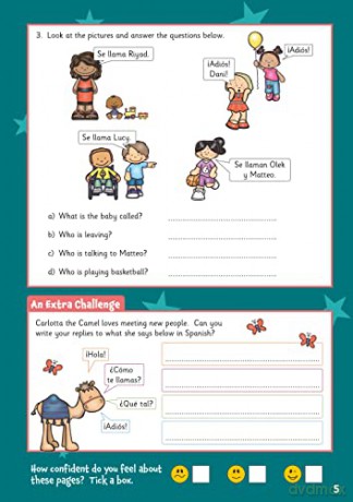 New Spanish Activity Book for Ages 7-9 (with Online Audio) (CGP KS2 Activity Books and Cards) - CGP Books [KSIĄŻKA]
