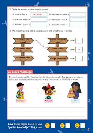 New Spanish Activity Book for Ages 9-11 (with Online Audio) (CGP KS2 Activity Books and Cards) - CGP Books [KSIĄŻKA]
