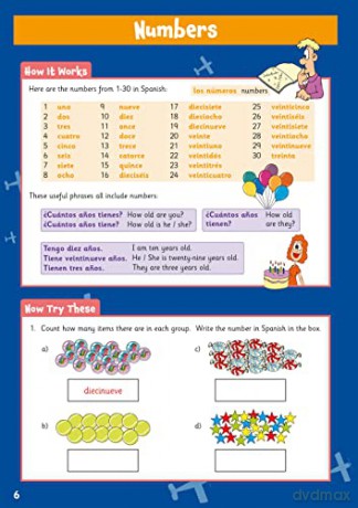 New Spanish Activity Book for Ages 9-11 (with Online Audio) (CGP KS2 Activity Books and Cards) - CGP Books [KSIĄŻKA]