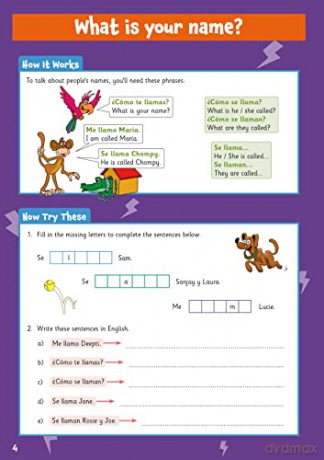 New Spanish Activity Book for Ages 9-11 (with Online Audio) (CGP KS2 Activity Books and Cards) - CGP Books [KSIĄŻKA]