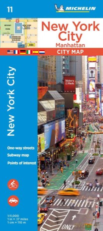 New York: Manhattan - Michelin City Plan 10: City Plans (Michelin City Plans, 11) - Michelin [KSIĄŻKA]