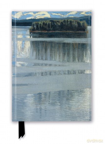 NG: Lake Keitele by Akseli Gallen-Kallela (Foiled Journal) (Flame Tree Notebooks) - Flame Tree Studio [KALENDARZ]